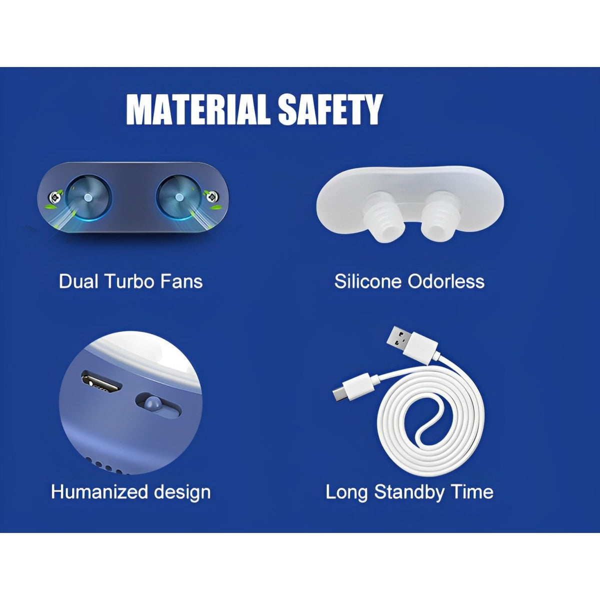 Portable Anti Snoring Device Nasal Travel Rechargeable Silicone USB No Mask - Image 6