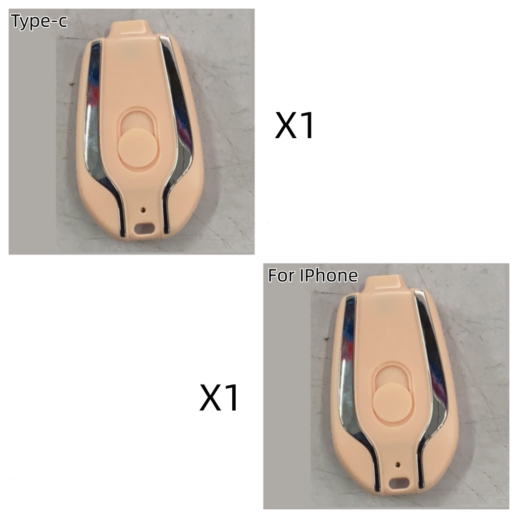 Portable Keychain Power Bank Charger with Retractable Connector and Carabiner Clip Phone - Image 16