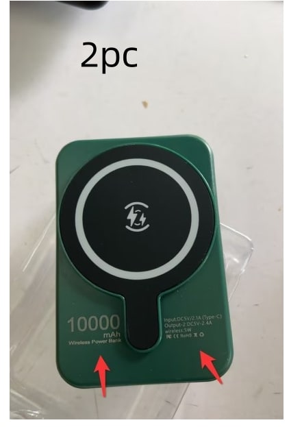 Portable Magnetic Power Bank Charger with Wireless Charging and LED Display Phone - Image 22