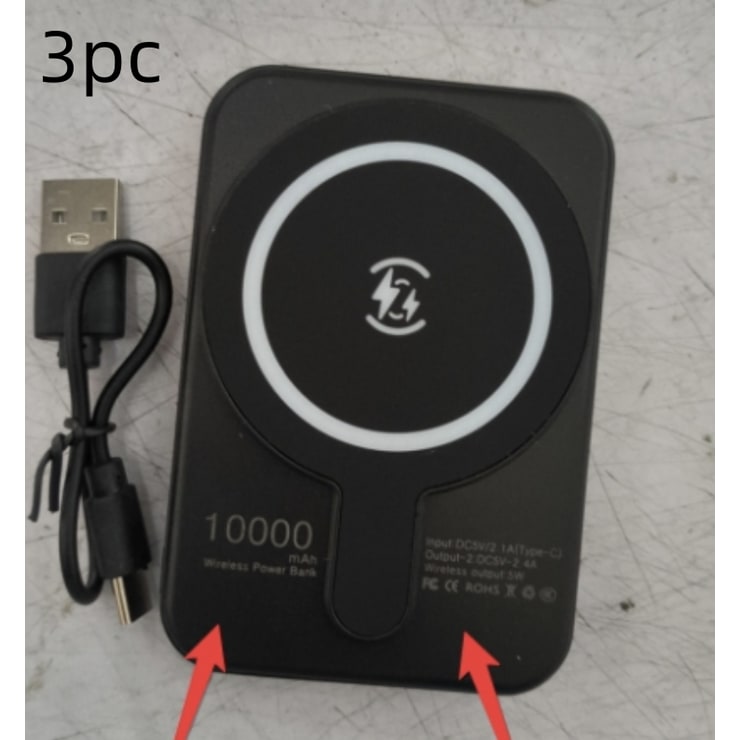 Portable Magnetic Power Bank Charger with Wireless Charging and LED Display Phone - Image 31