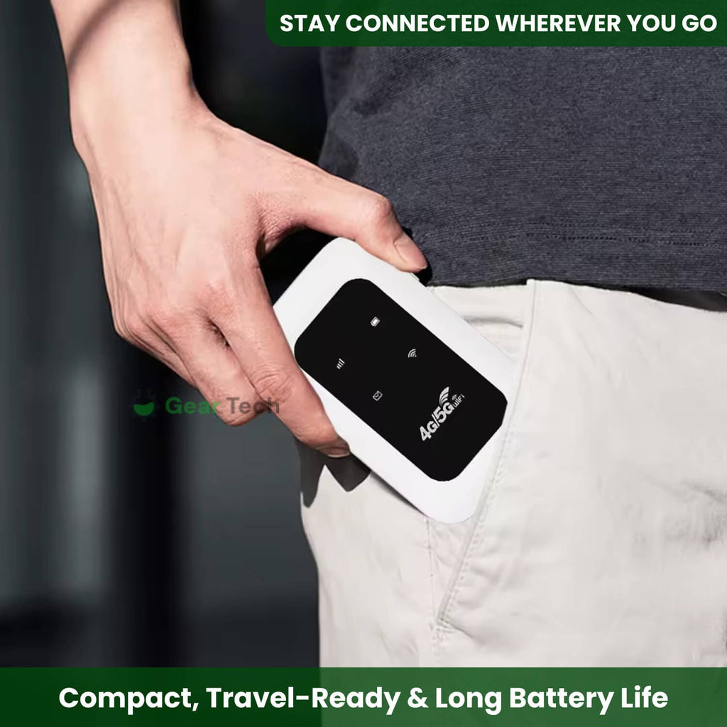 Portable Mobile Hotspot Router with 5G WIFI Lcd Display and Sim Card Slot - Image 4