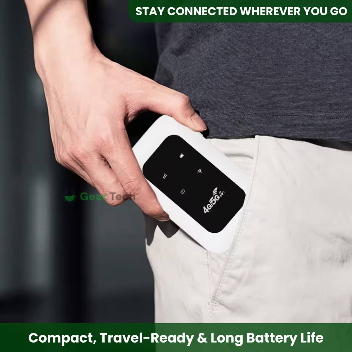 Portable Mobile Hotspot Router with 5G WIFI Lcd Display and Sim Card Slot - Image 4