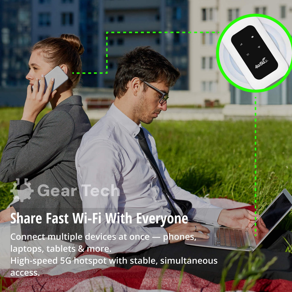 Portable Mobile Hotspot Router with 5G WIFI Lcd Display and Sim Card Slot - Image 7