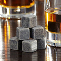 Rocks Whiskey Stones Soapstone Reusable Ice Cubes with Rounded Corners Gift Set - Image 1