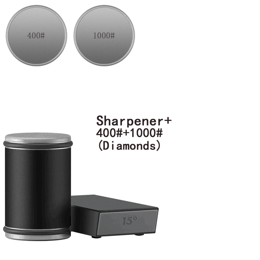Rolling Knife Sharpener with Manual Diamond-Coated Dual-Angle Magnetic Guide - Image 49