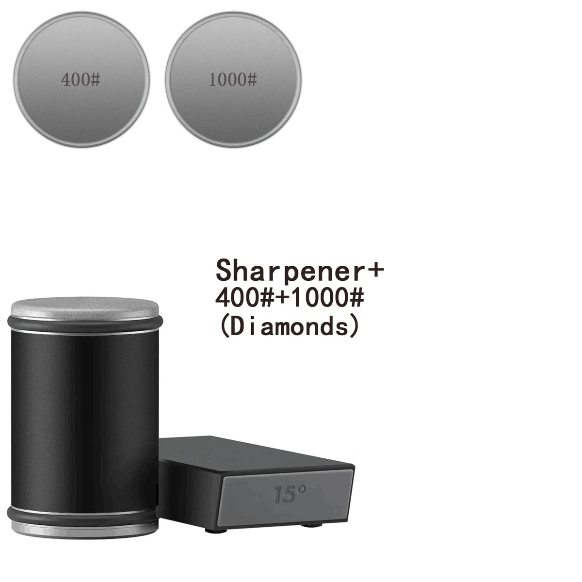 Rolling Knife Sharpener with Manual Diamond-Coated Dual-Angle Magnetic Guide - Image 49