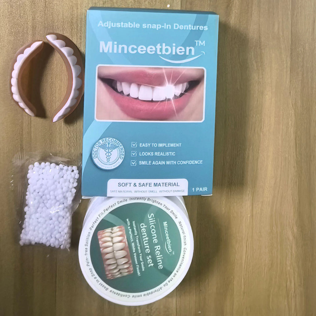 Snap on Veneers with Moldable Thermal Beads and Cosmetic False Teeth Kit - Image 10