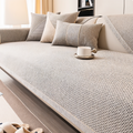 Sofa Couch Cover with Non-Slip Backing and Textured Woven Seat Protector - Image 6