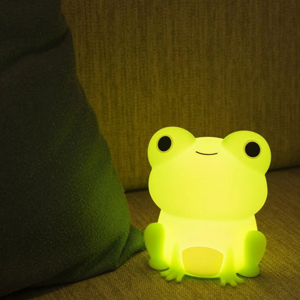 Soft Silicone Night Light Rechargeable Animal Portable LED Kids Gift With Timer - Image 12