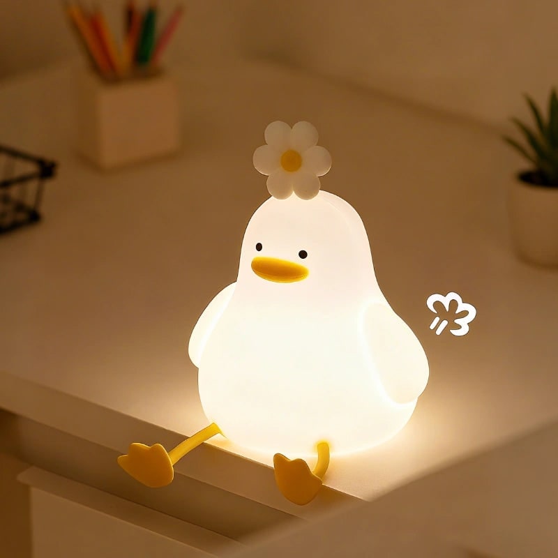 Soft Silicone Night Light Rechargeable Animal Portable LED Kids Gift With Timer - Image 17