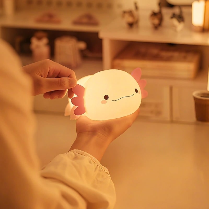 Soft Silicone Night Light Rechargeable Animal Portable LED Kids Gift With Timer - Image 20