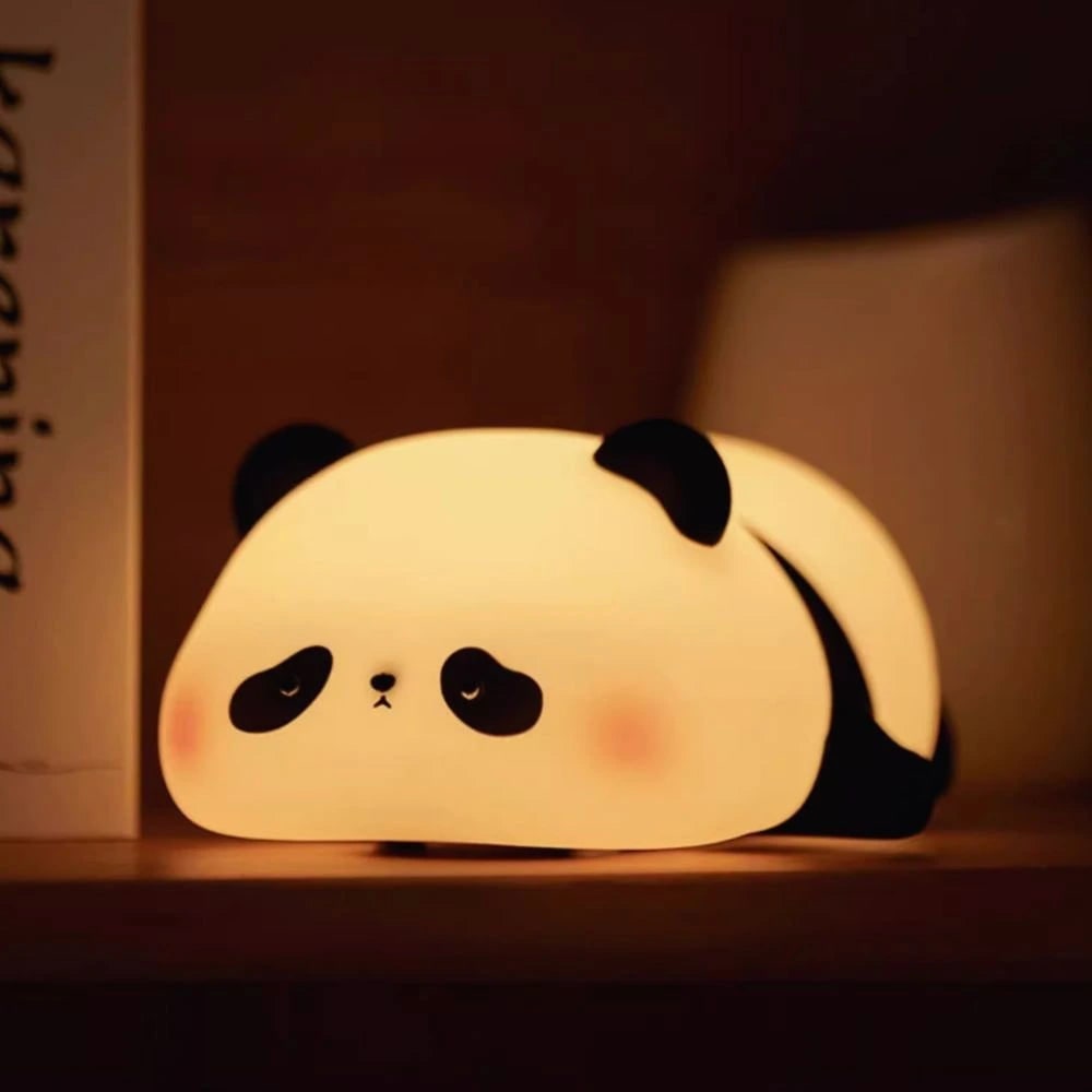 Soft Silicone Night Light Rechargeable Animal Portable LED Kids Gift With Timer - Image 4