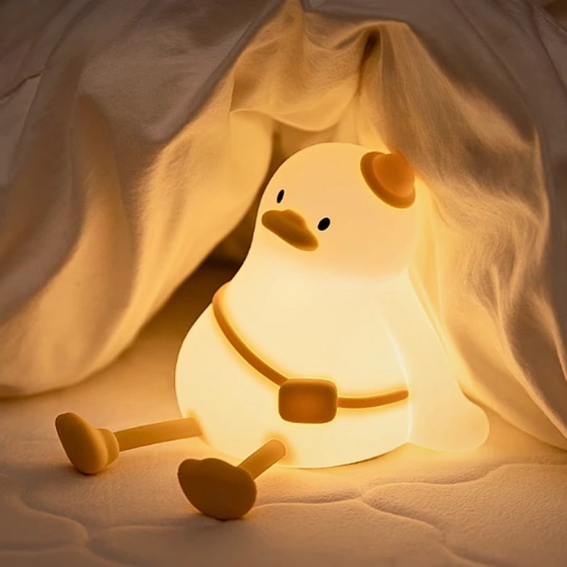 Soft Silicone Night Light Rechargeable Animal Portable LED Kids Gift With Timer - Image 6