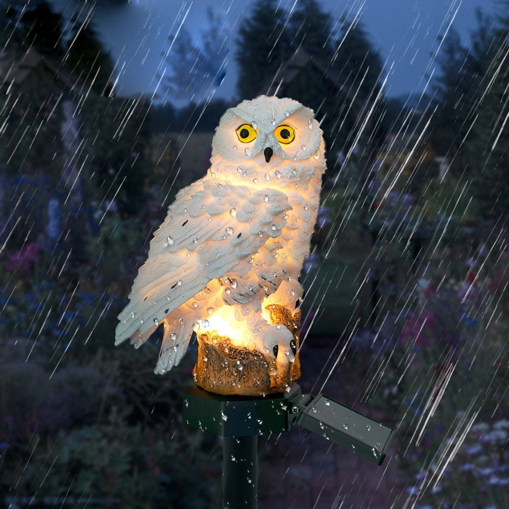 Solar Garden Lights Outdoor Stake Owl Waterproof LED - Image 3
