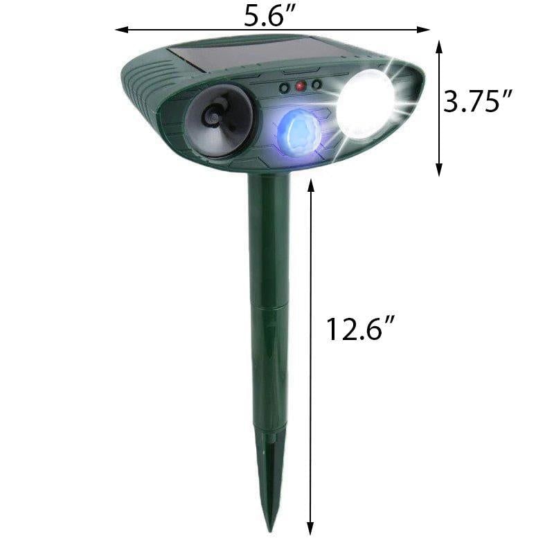 Solar Powered Ultrasonic Pest Repeller with Motion Sensor and Flashing LED Light - Image 18