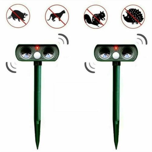Solar Ultrasonic Mouse and Rodent Repellent with Motion Sensor and Ground Stake - Image 3