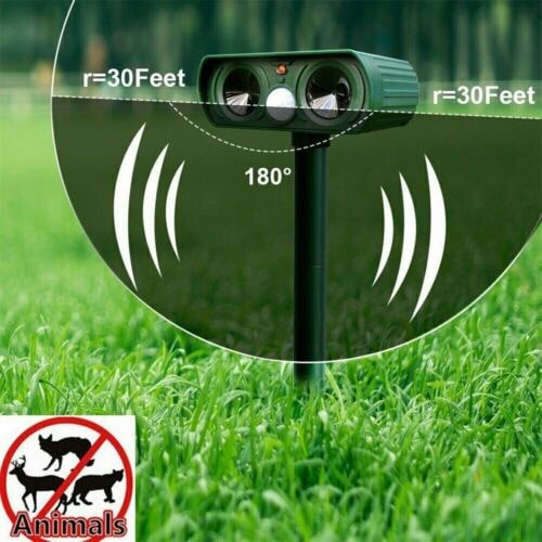 Solar Ultrasonic Mouse and Rodent Repellent with Motion Sensor and Ground Stake - Image 5