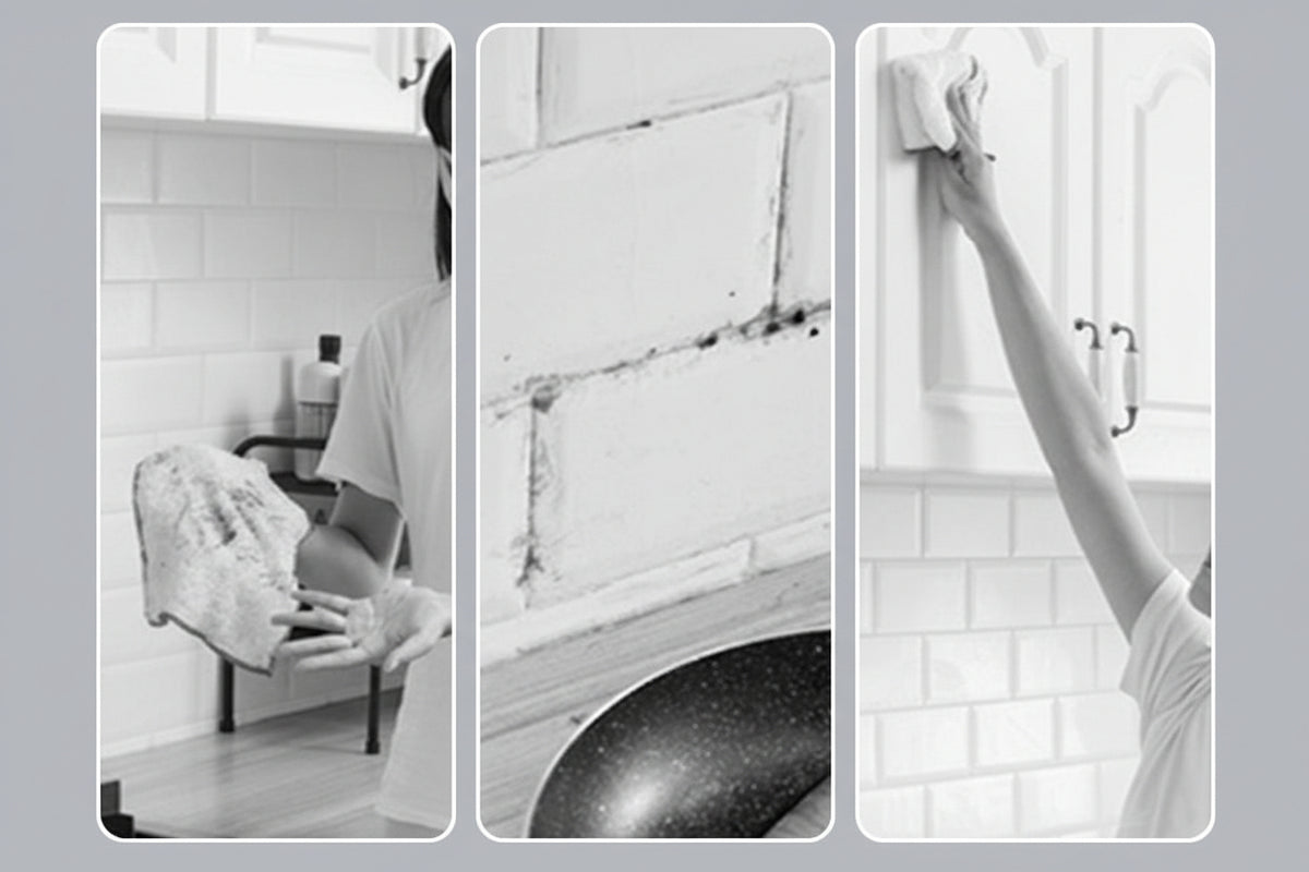 Wet Wipe Cleaning Mop – Hands-Free Mini Mop with 360° Rotation & 10 Disposable Wipes Included | Compact Home Cleaning Tool