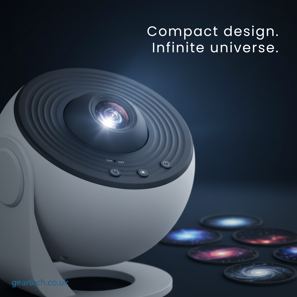Star Projector Night Light with 360° Rotating Galaxy Projection and Adjustable Stand - Image 12