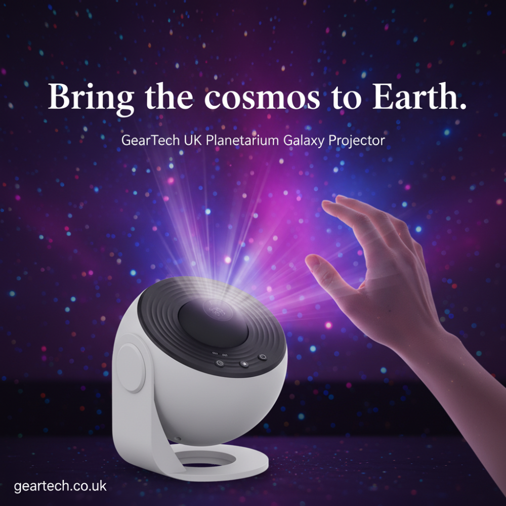 Star Projector Night Light with 360° Rotating Galaxy Projection and Adjustable Stand - Image 17