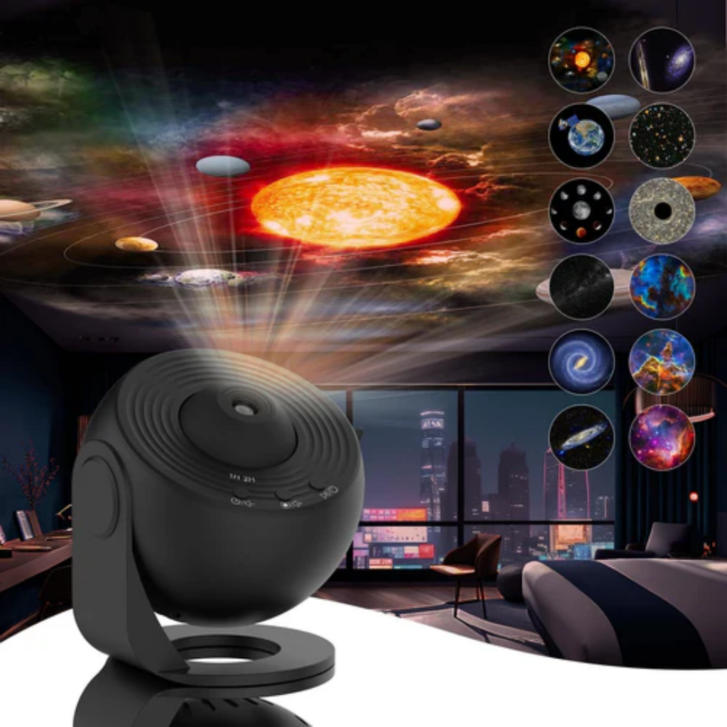 Star Projector Night Light with 360° Rotating Galaxy Projection and Adjustable Stand - Image 21