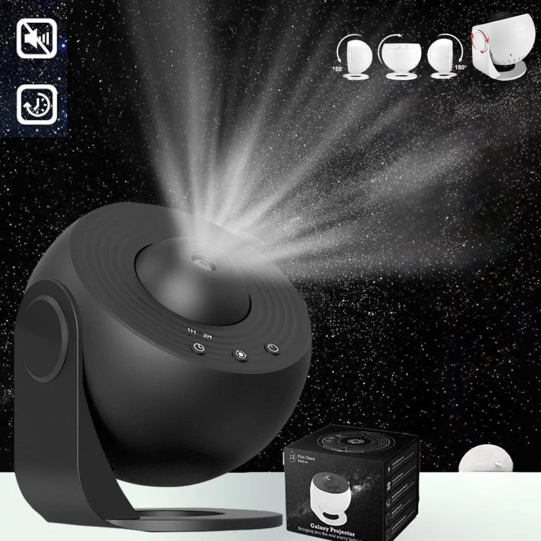 Star Projector Night Light with 360° Rotating Galaxy Projection and Adjustable Stand - Image 22