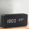Reloj despertador LED con control por voz – Pantalla moderna para un interior limpio y minimalista