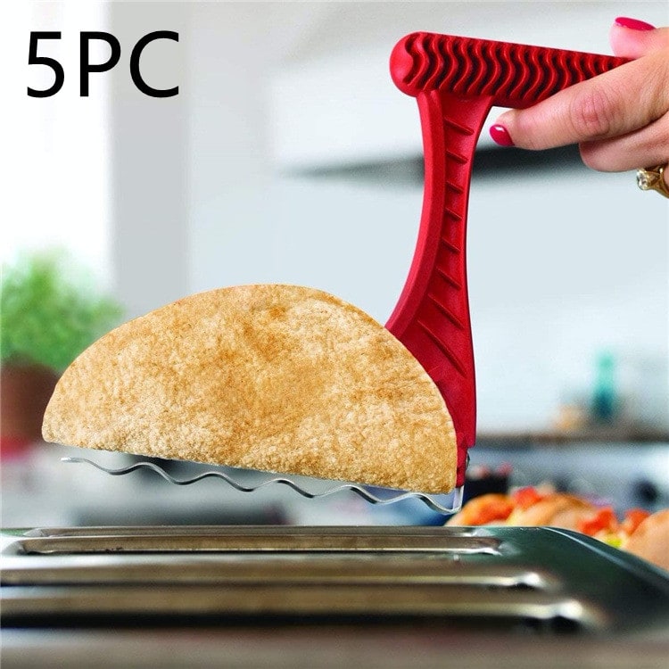 Taco Toaster Shell Maker Insert for Standard Slots with Heat Resistant Grip - Image 2