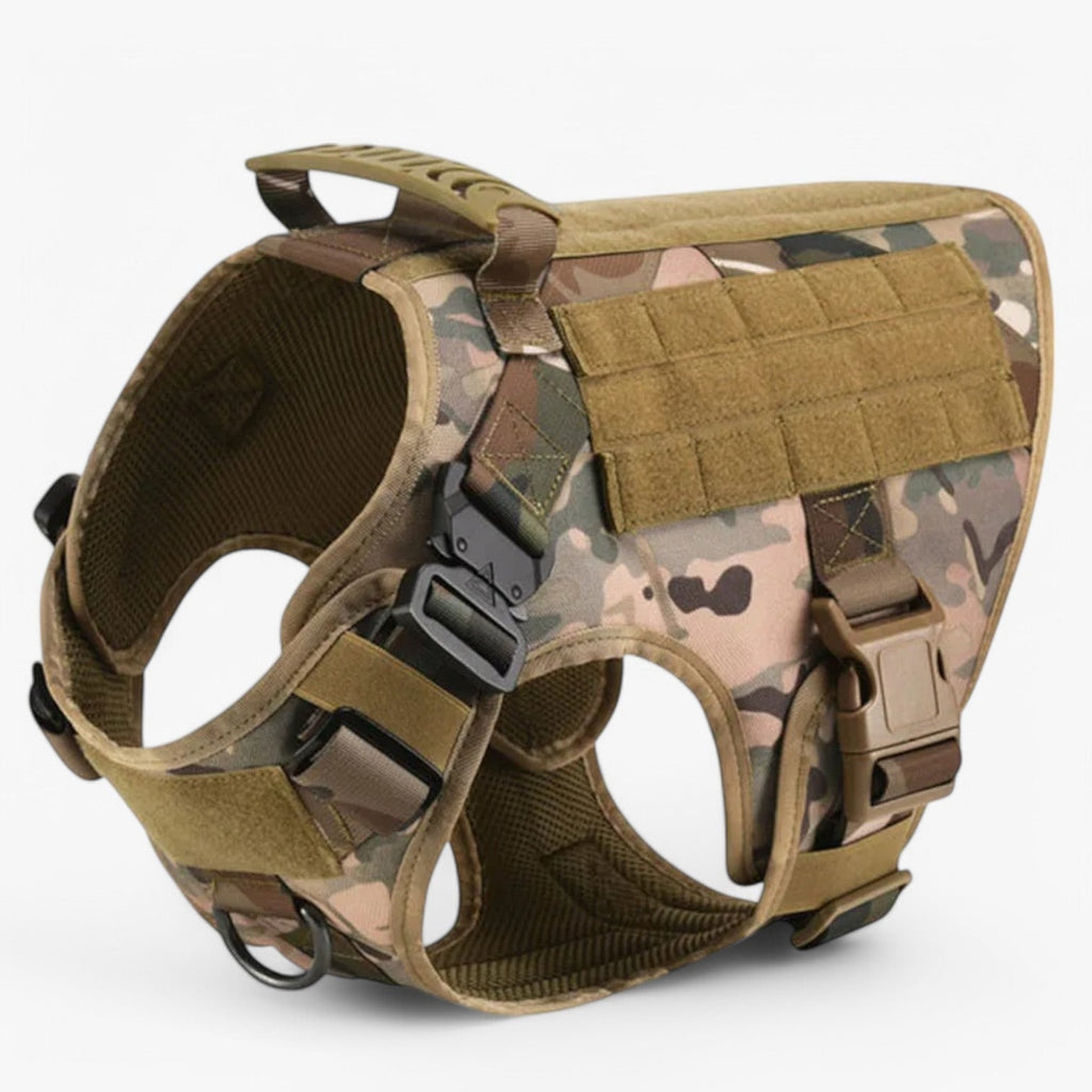 Tactical Dog Harness No Pull Non Vest with Molded Handle and Quick Release Buckle - Image 1