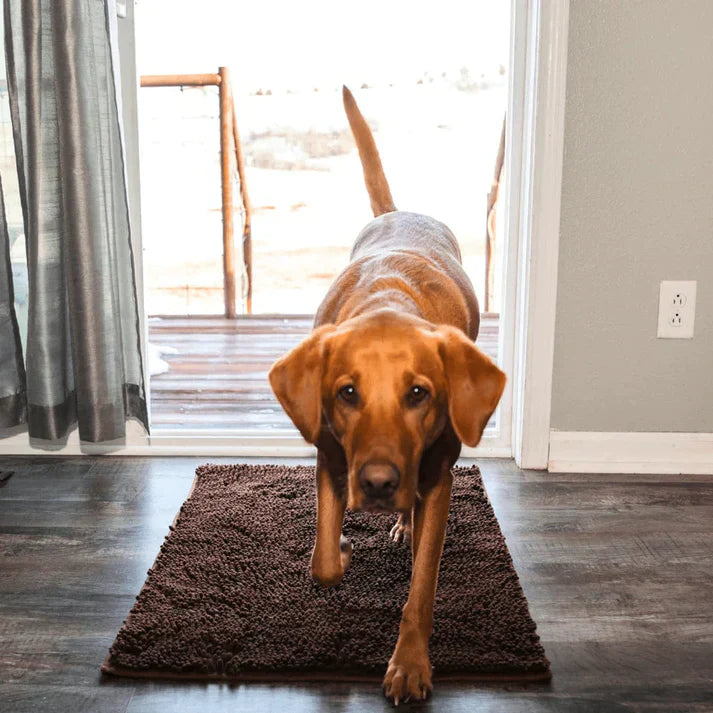 Ultra-Absorbent Dog Mat for Wet Paws – Fast-Drying Floor Protector for Entrances, Crates and Pet Areas