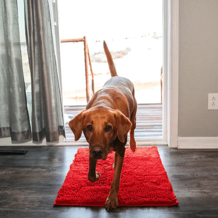 Ultra-Absorbent Dog Mat for Wet Paws – Fast-Drying Floor Protector for Entrances, Crates and Pet Areas