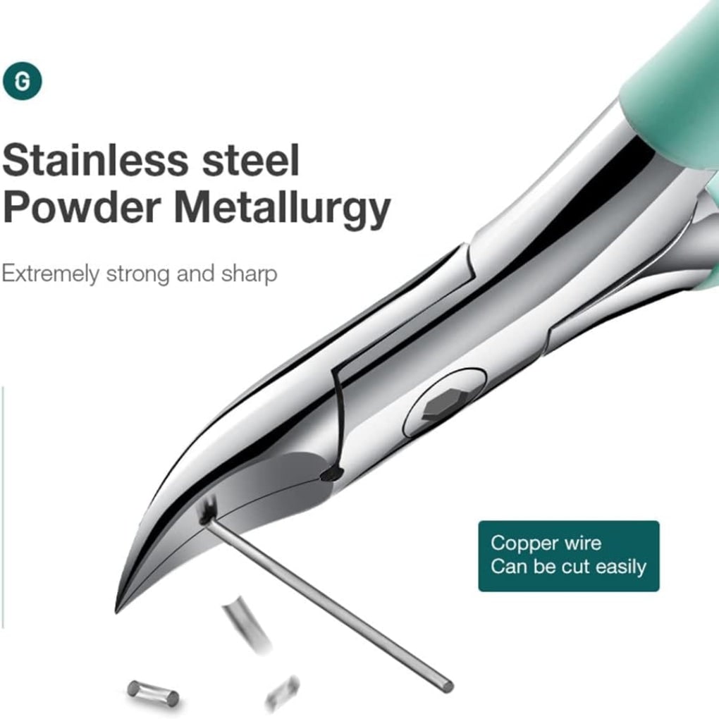 Toenail Clippers for Seniors with Curved Blades and Ergonomic Grip for Thick Nails - Image 3