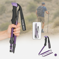 Trekking Poles Collapsible Folding Walking Sticks with Adjustable Height and Foam Grip - Image 5