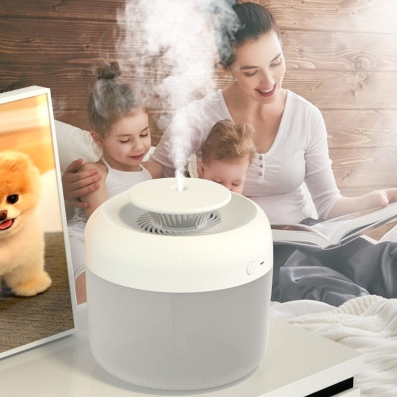 Ultrasonic Cool Mist Humidifier with Top-Fill Tank and USB Power for Home Office Sonic - Image 1