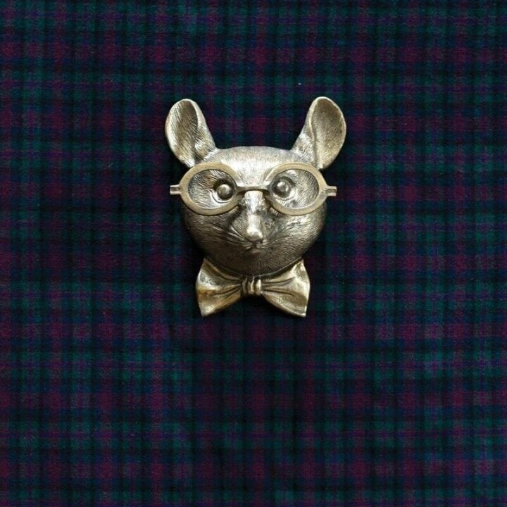 Wall Art Metal Animal Head Sculpture with Textured Antique Bronze Finish - Image 12