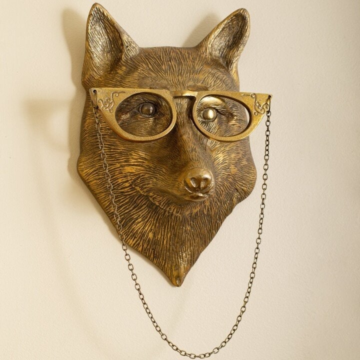 Wall Art Metal Animal Head Sculpture with Textured Antique Bronze Finish - Image 18