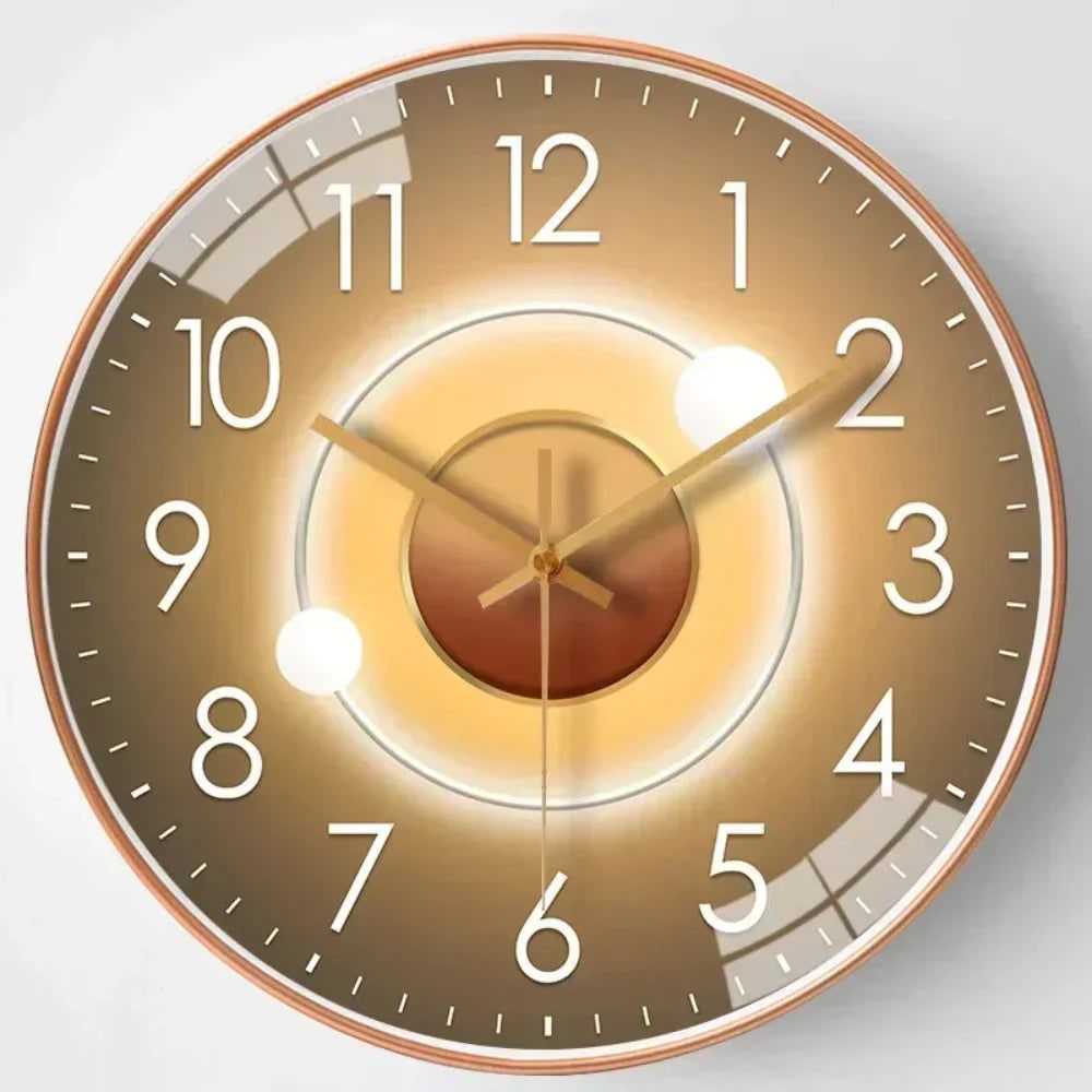 Wall Clock with Silent Mechanism and Minimalist Abstract Dial Design - Image 6