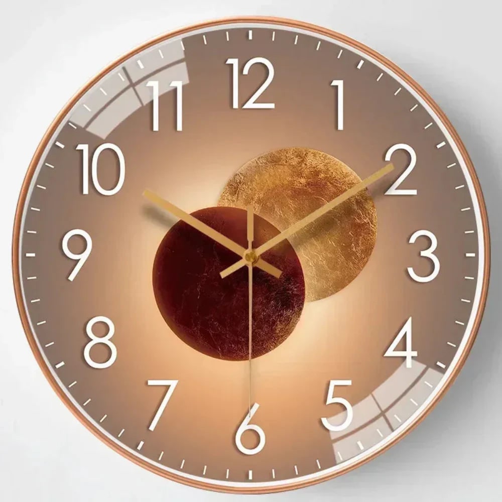 Wall Clock with Silent Mechanism and Minimalist Abstract Dial Design - Image 8
