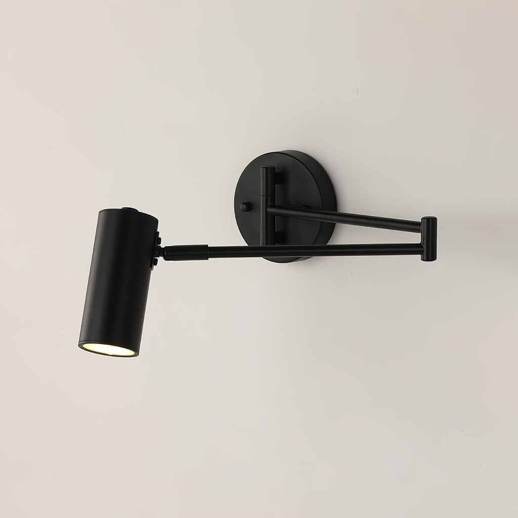 Wall Sconce with Adjustable Swing Arm and Focused LED Reading Light - Image 19