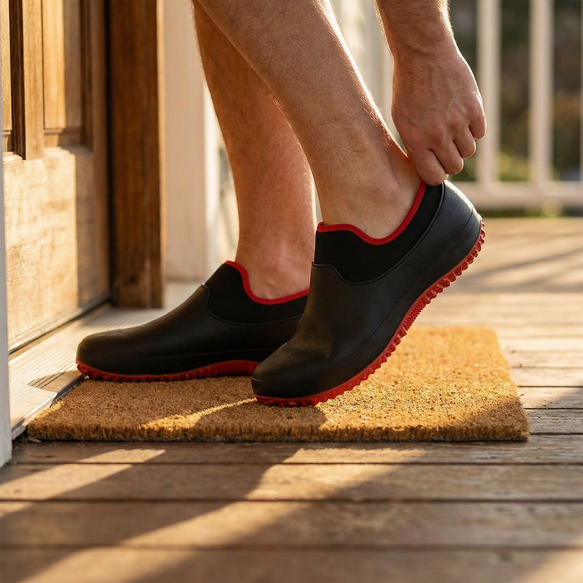 Waterproof Slip on Garden Shoes with Non Rubber Sole and Flexible Work Design - Image 2