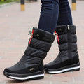 Waterproof with Quilted Mid-Calf Design and Non-Slip Lugged Sole - Image 4