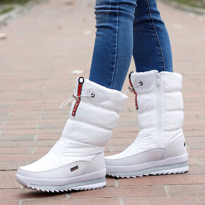 Waterproof with Quilted Mid-Calf Design and Non-Slip Lugged Sole - Image 5