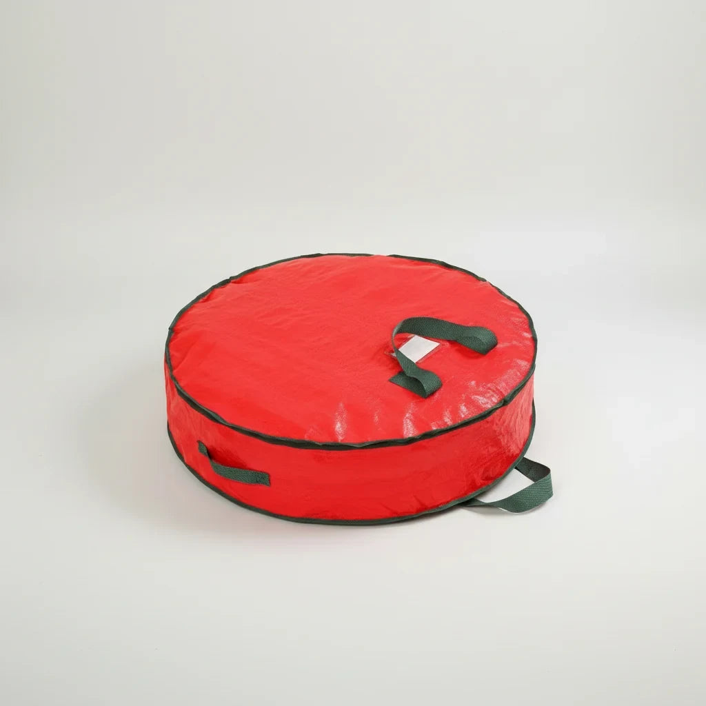 Wreath Storage Bag with Dual Zipper and Handles for Christmas Décor Organization - Image 3
