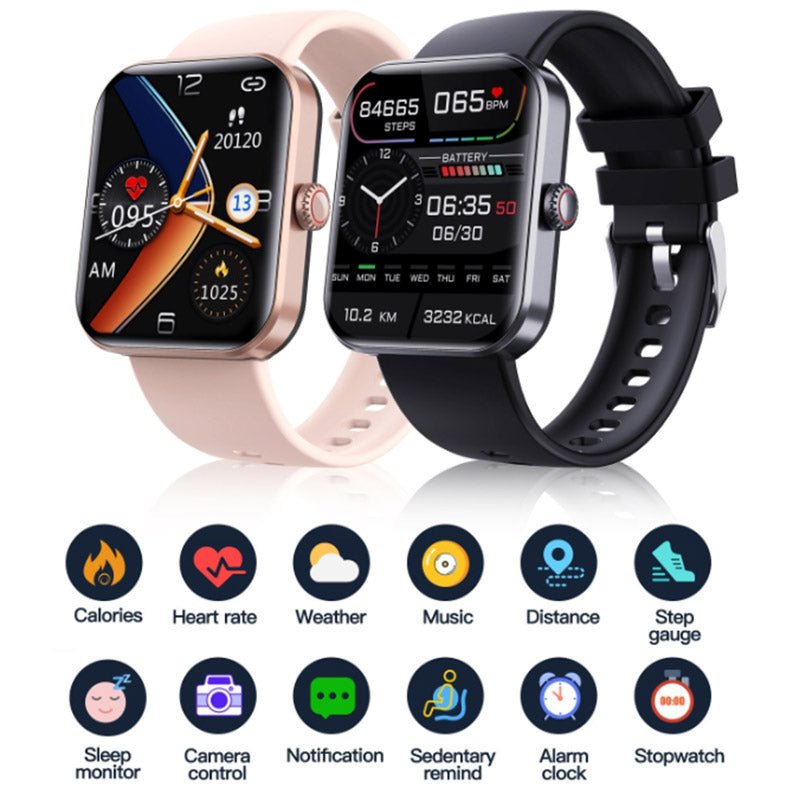Intelligente Wellness-Tracking-Uhr für die tägliche Überwachung - Multifunktionales Wearable für Aktivität, Herzfrequenz und den Alltag